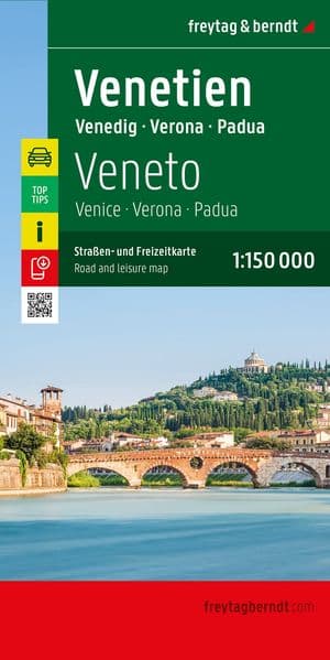 freytag & berndt Straßenkarte Venetien - Udine - Venedig - Padua 1:150.000