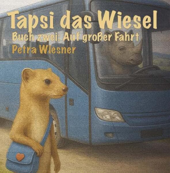 Tapsi das Wiesel auf großer Fahrt