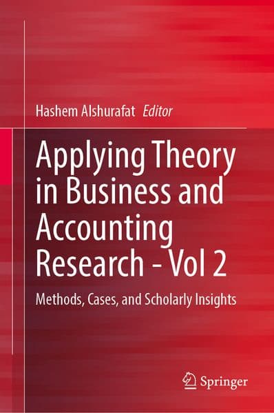Applying Theory in Business and Accounting Research - Vol 2