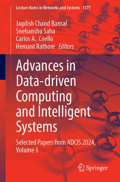 Advances in Data-driven Computing and Intelligent Systems