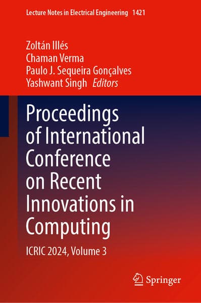 Proceedings of International Conference on Recent Innovations in Computing