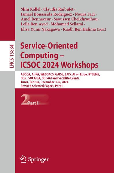 Service-Oriented Computing - Icsoc 2024 Workshops