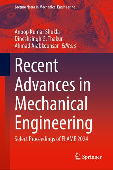 Recent Advances in Mechanical Engineering