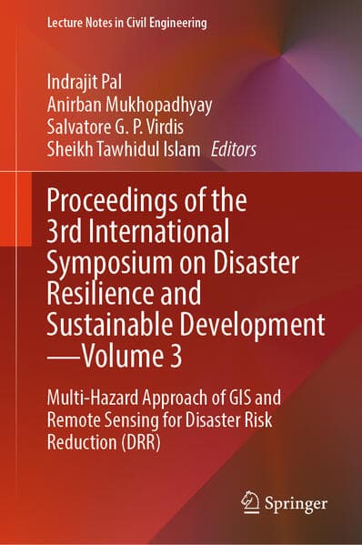 Proceedings of the 3rd International Symposium on Disaster Resilience and Sustainable Development—Volume 3