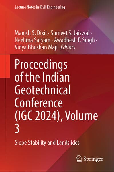 Proceedings of the Indian Geotechnical Conference (IGC 2024), Volume 3