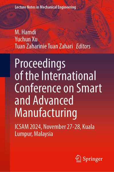 Proceedings of the International Conference on Smart and Advanced Manufacturing
