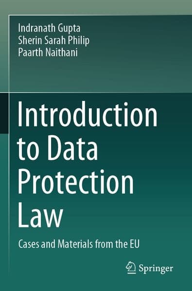 Introduction to Data Protection Law