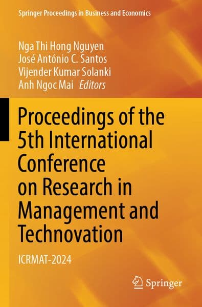 Proceedings of the 5th International Conference on Research in Management and Technovation