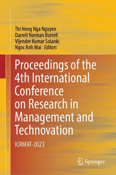 Proceedings of the 4th International Conference on Research in Management and Technovation