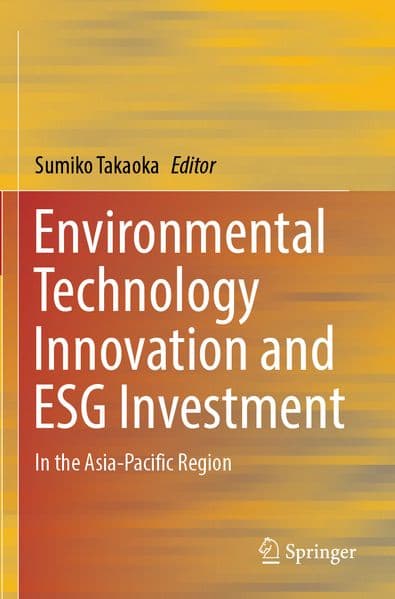 Environmental Technology Innovation and ESG Investment