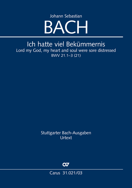 Ich hatte viel Bekümmernis (Klavierauszug)