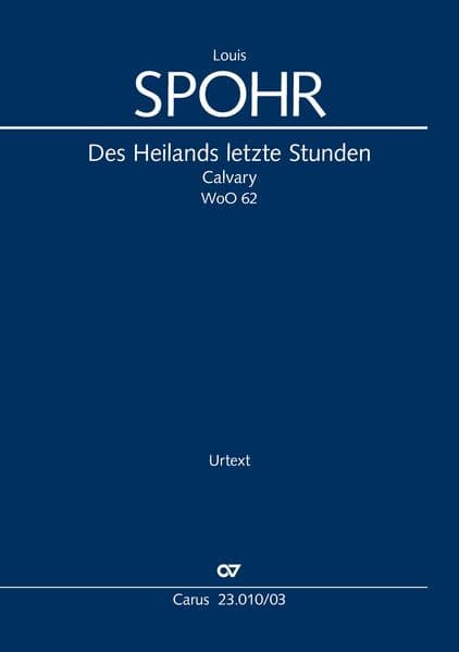 Des Heilands letzte Stunden (Klavierauszug)