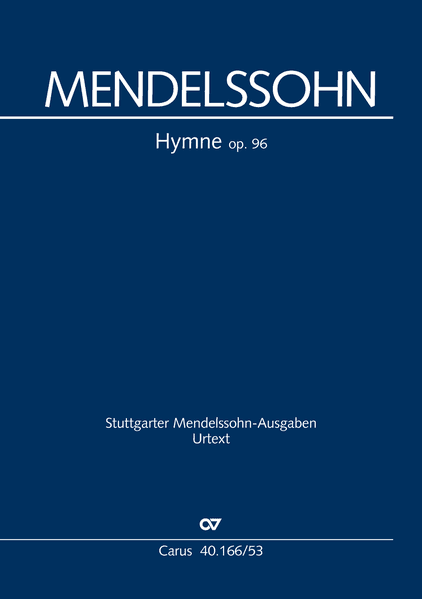 Hymne (Klavierauszug, auch Orgelauszug)