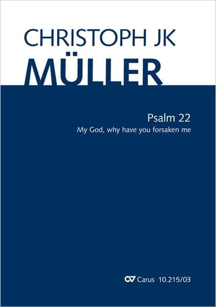 Psalm 22 (Klavierauszug)