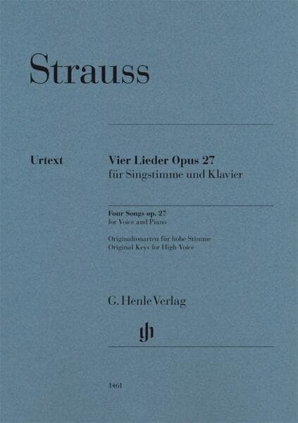 Richard Strauss - Vier Lieder op. 27
