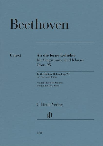 Ludwig van Beethoven - An die ferne Geliebte op. 98 für Singstimme und Klavier