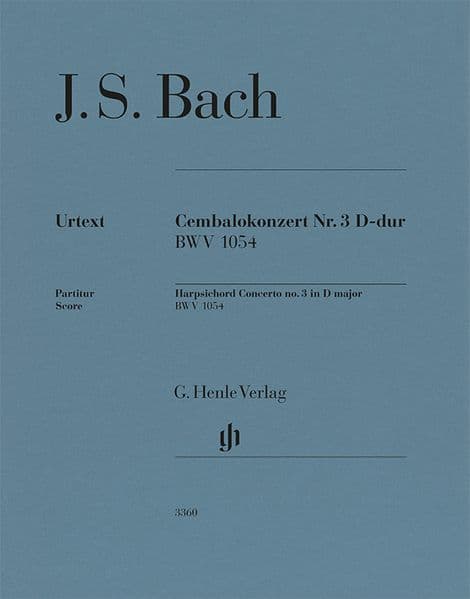Johann Sebastian Bach - Cembalokonzert Nr. 3 D-dur BWV 1054