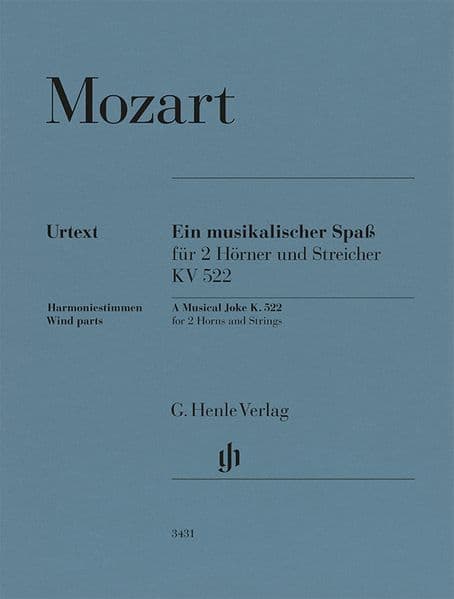 Wolfgang Amadeus Mozart - Ein musikalischer Spaß KV 522 für 2 Hörner in F und Streicher