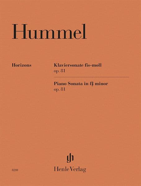 Johann Nepomuk Hummel - Klaviersonate fis-moll op. 81