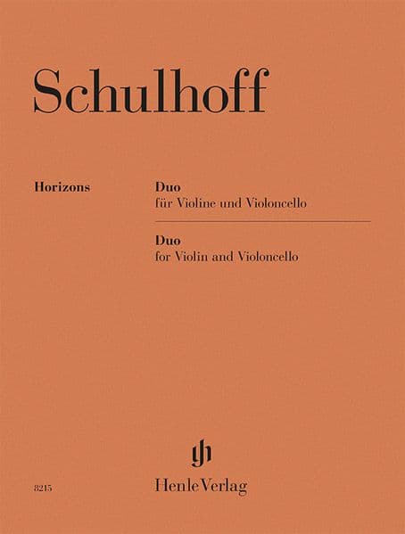 Erwin Schulhoff - Duo für Violine und Violoncello