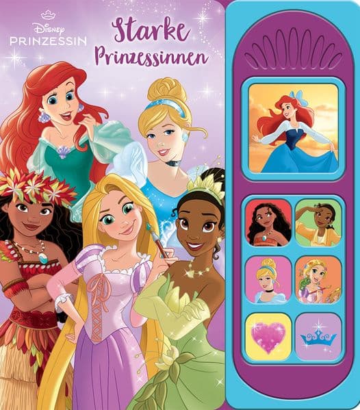 Disney Prinzessin - Starke Prinzessinnen - Soundbuch - Pappbilderbuch mit 7 Geräuschen