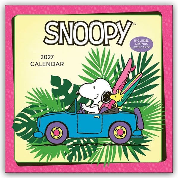 PEANUTS®: SNOOPY 2027 Wall Calendar with Notecards