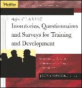 Pfeiffer's Classic Inventories, Questionnaires, and Surveys for Training and Development