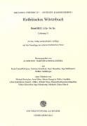 Hethitisches Wörterbuch Bd. 3 H: Lieferung 19