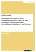 Die Anwendung "revolutionärer" Entwicklungsansätze auf KMU in hoch entwickelten Wirtschaftsräumen Deutschlands. Möglichkeiten und Grenzen