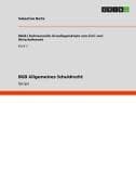 BGB Allgemeines Schuldrecht