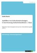 Ausfüllen von Scheckeinreichungen (Unterweisung Industriekaufmann / -frau)