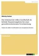 Das Schicksal der stillen Gesellschaft als hybride Finanzierungsform bei einer grenzüberschreitenden Verschmelzung