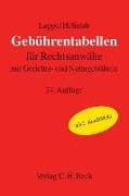 Gebührentabellen für Rechtsanwälte