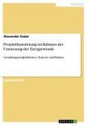 Projektfinanzierung im Rahmen der Umsetzung der Energiewende