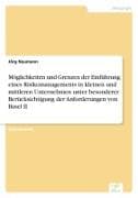 Möglichkeiten und Grenzen der Einführung eines Risikomanagements in kleinen und mittleren Unternehmen unter besonderer Berücksichtigung der Anforderungen von Basel II