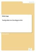 Tarifpolitik im Kreditgewerbe