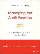 Managing the Audit Function