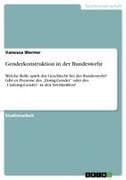 Genderkonstruktion in der Bundeswehr