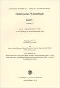 Hethitisches Wörterbuch Bd. 4 I: Lieferung 22