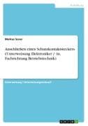 Anschließen eines Schutzkontaktsteckers (Unterweisung Elektroniker / -in, Fachrichtung Betriebstechnik)