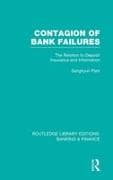 Contagion of Bank Failures (RLE Banking & Finance)