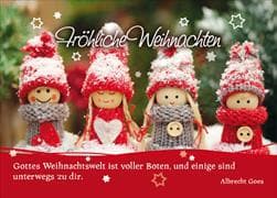 Fröhliche Weihnachten. Gottes Weihnachtswelt ist voller Boten, und einige sind unterwegs zu dir