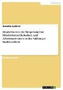 Möglichkeiten der Steigerung von Mitarbeiterzufriedenheit und Arbeitsmotivation in der Salzburger Stadthotellerie