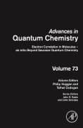 Electron Correlation in Molecules – ab initio Beyond Gaussian Quantum Chemistry: Volume 73