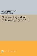Notes on Crystalline Cohomology