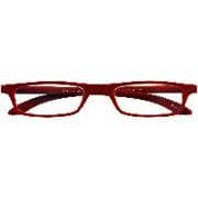 Brille. ZIPPER G27100 rot +3.00 dpt. Kunststoffbrille im Etui