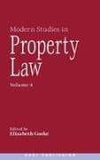 Modern Studies in Property Law - Volume 4