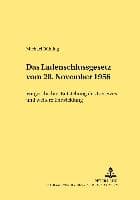 Das Ladenschlussgesetz vom 28. November 1956