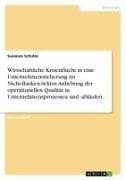 Wirtschaftliche Krisenflucht in eine Unternehmenssicherung im Nicht-Banken-Sektor. Anhebung der operationellen Qualität in Unternehmensprozessen und -abläufen