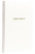KJV Holy Bible: Gift and Award, White Leather-Look, Red Letter, Comfort Print: King James Version